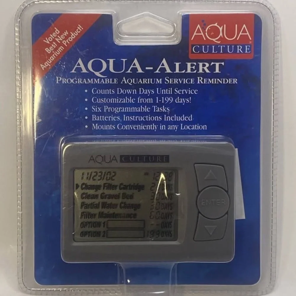 Aqua Reminder Marine Programmable Aquarium Fish Tank Service Alert